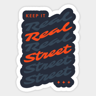 Streetwear Design Typography Sticker